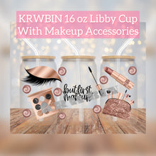 Load image into Gallery viewer, KRWBIN Beauty Libby Glass (Options: Eyeshadow Palette or Makeup Accessories)