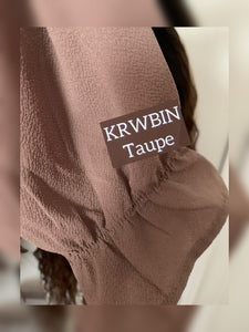 Cropped Off-The-Shoulder BUBBLE TOP