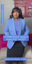 Load and play video in Gallery viewer, SUIT JACKET Double-Breasted Blazer

