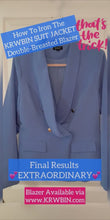 Load and play video in Gallery viewer, SUIT JACKET Double-Breasted Blazer
