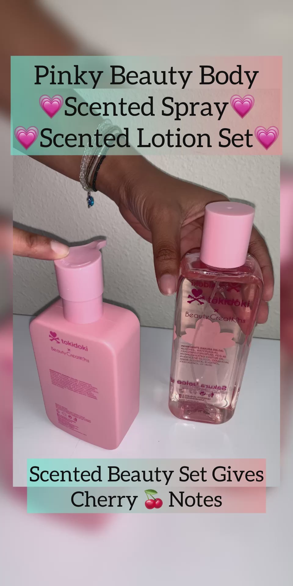 Pinky Beauty Body “Scented Spray & Scented Lotion” Set