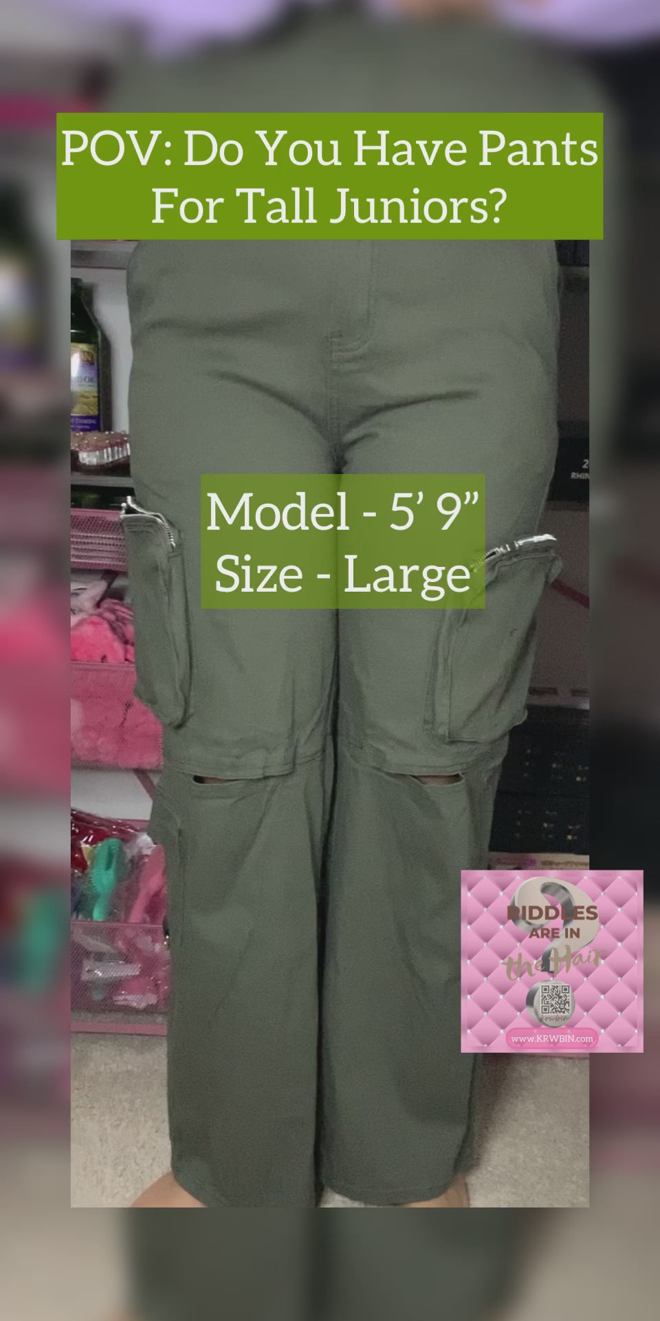 PANTS Cargo 3D Pockets (JUNIORS Only)